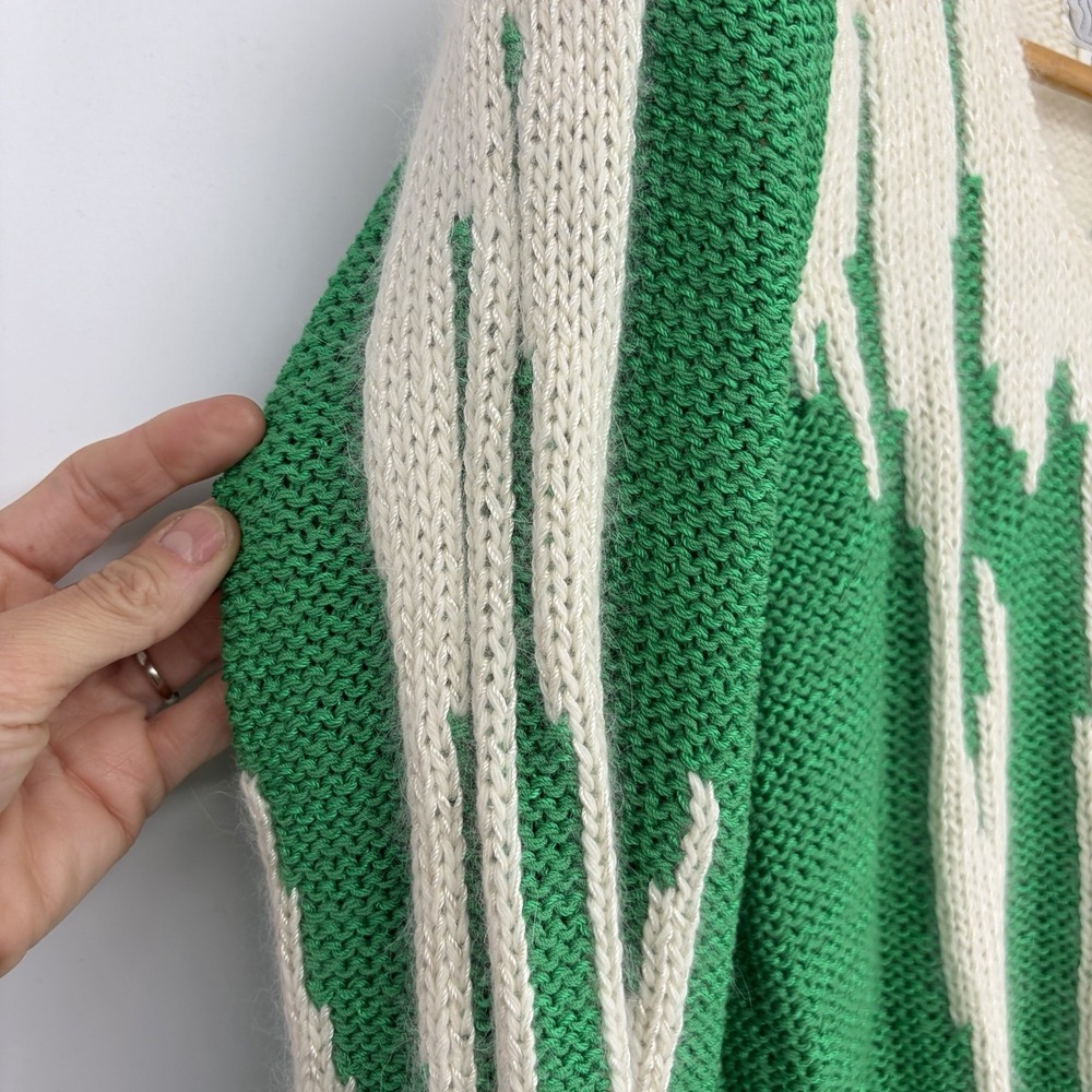 VTG Nannell Sweater S Green Angora Soft Girl Feminine Fairy Whimsical Mystical - Picture 6 of 10